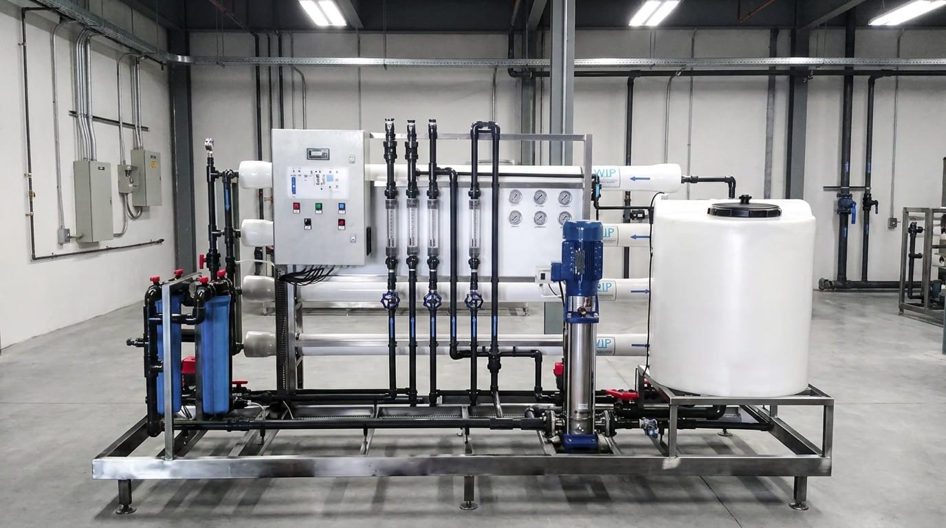 Gama industrial de ósmosis con membranas 4040