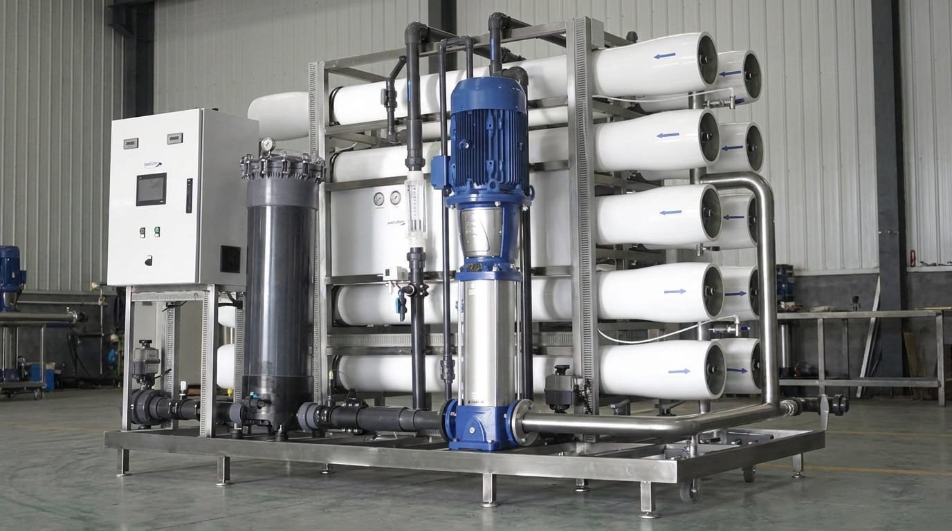 Gama industrial de ósmosis con membranas 8040
